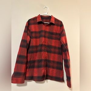 Men’s Lululemon Red & Black Flannel